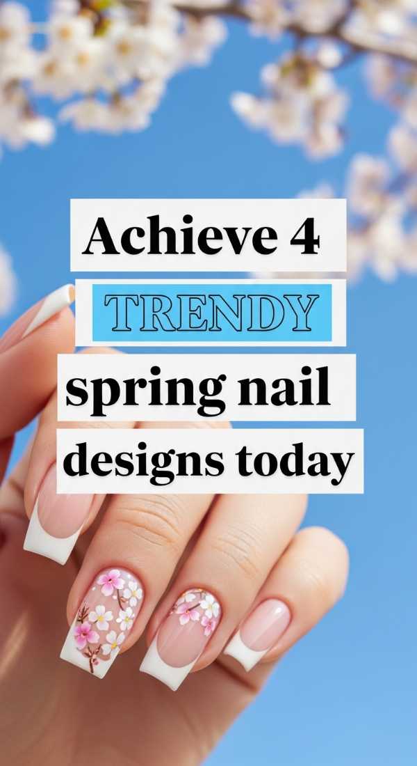 Achieve 4 Trendy Spring Nail Designs Today 69ea69a54f963