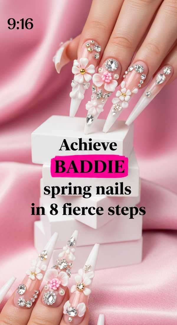 Achieve Baddie Spring Nails In 8 Fierce Steps 69ea68a0bf7e3