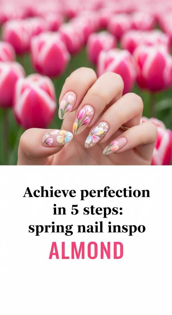 Achieve Perfection In 5 Steps Spring Nail Inspo Almond 69e66171860ae