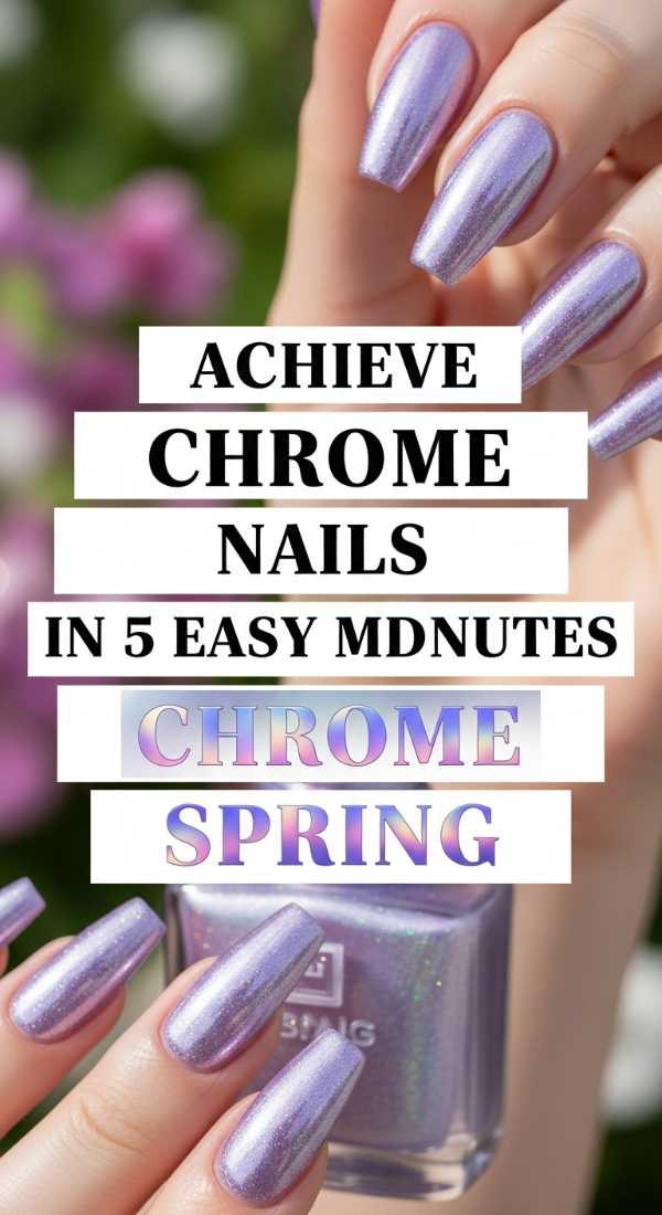 Achieve Spring Chrome Nails In 5 Easy Minutes 69ed0bb46af97