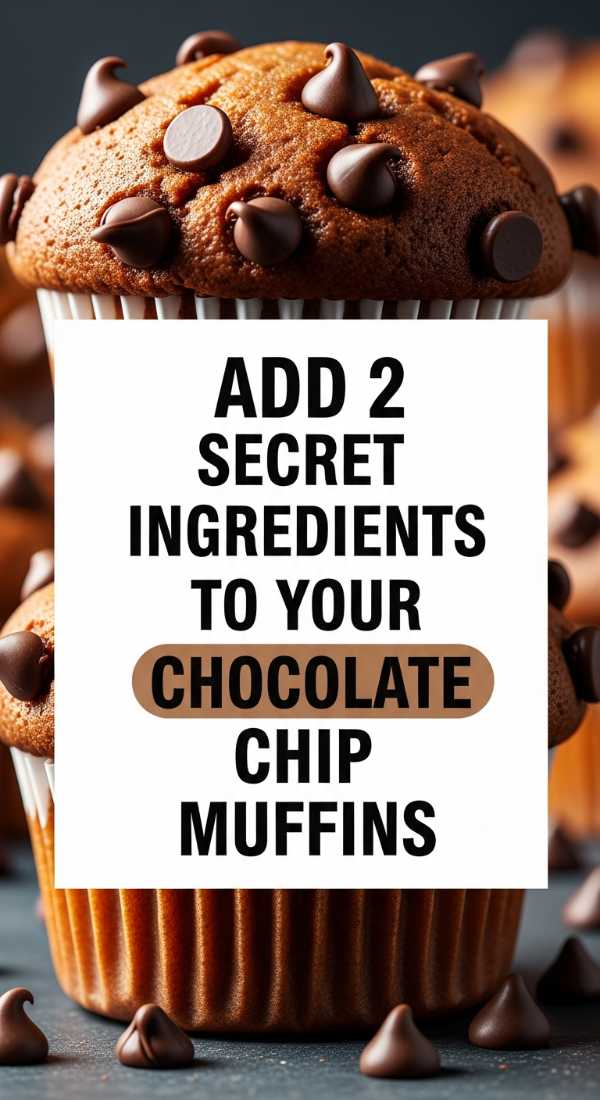 Add 2 Secret Ingredients To Your Chocolate Chip Muffins 69eb7e22dc853