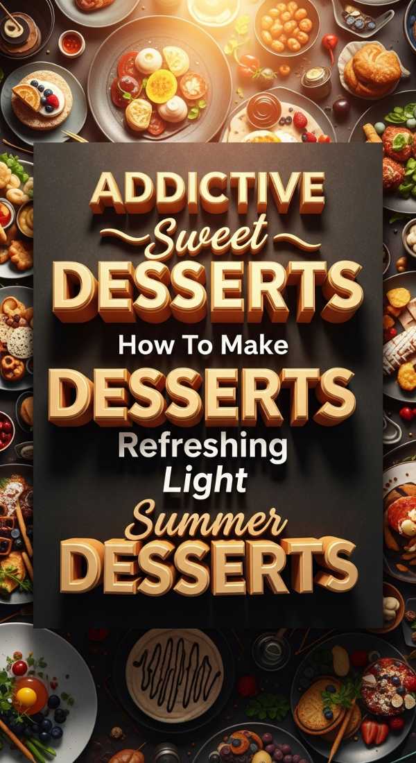 Addictive Sweet Desserts How To Make The Most Refreshing Light Summer Desserts 69f20109de26b