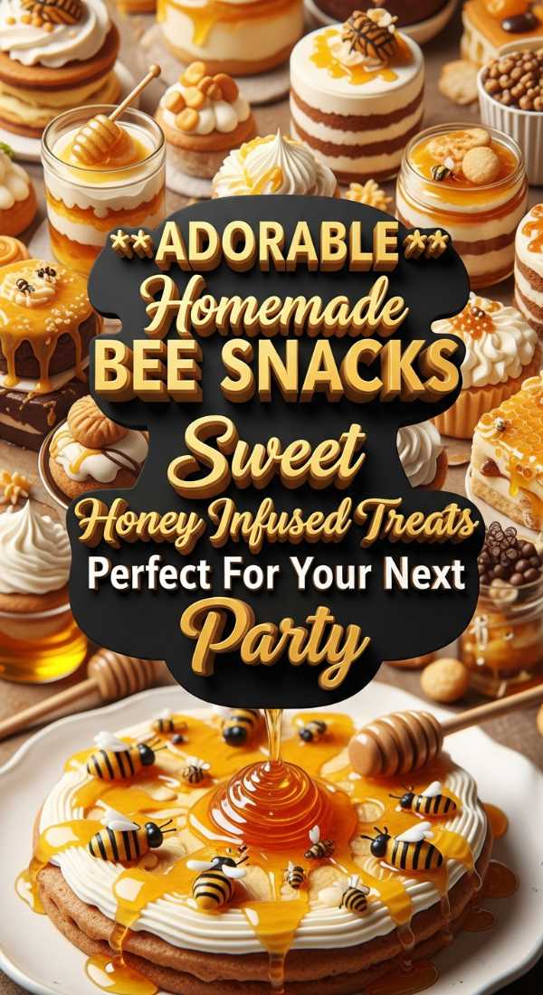 Adorable Bee Themed Snacks For Your Next Honey Party 69dde6f53f613