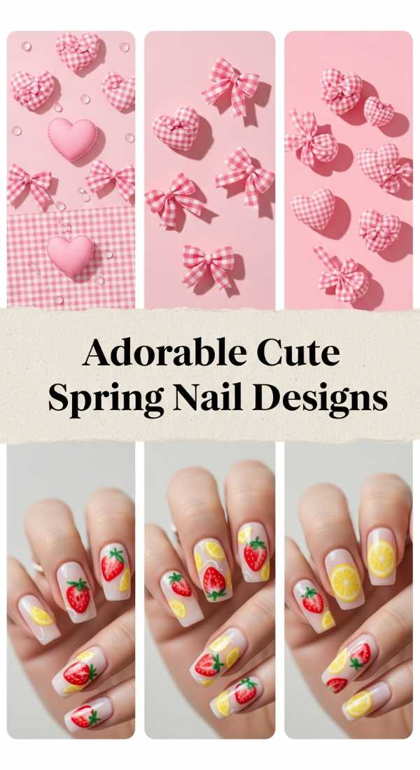 Adorable Cute Spring Nail Designs 69ee40893481c