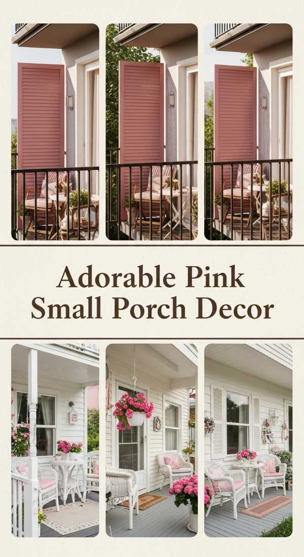 Adorable Pink Small Porch Decor 69df4676815ea