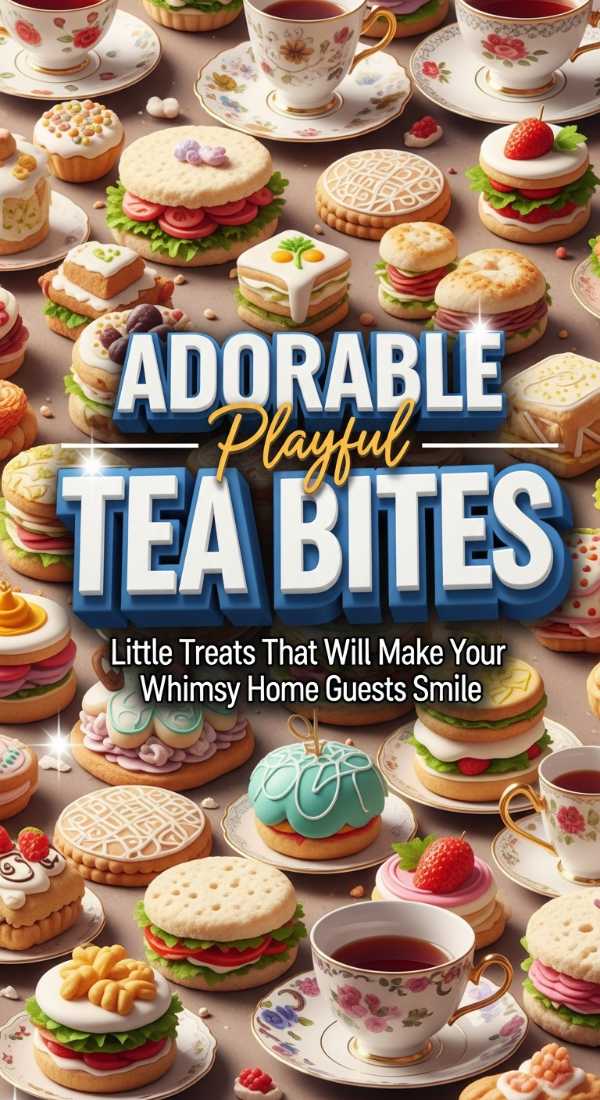 Adorable Playful Whimsy Tea Bites
