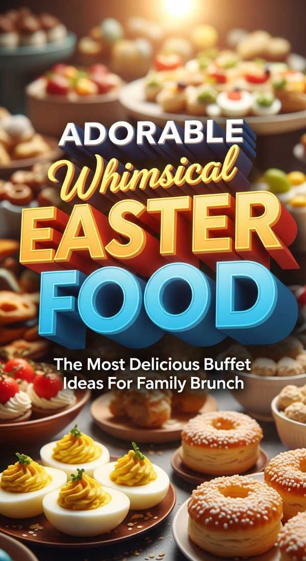 Adorable Whimsical Easter Brunch Buffet Ideas 69e70ad2d3331