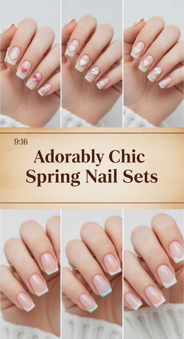 Adorably Chic Spring Nail Sets 69f24a8979868