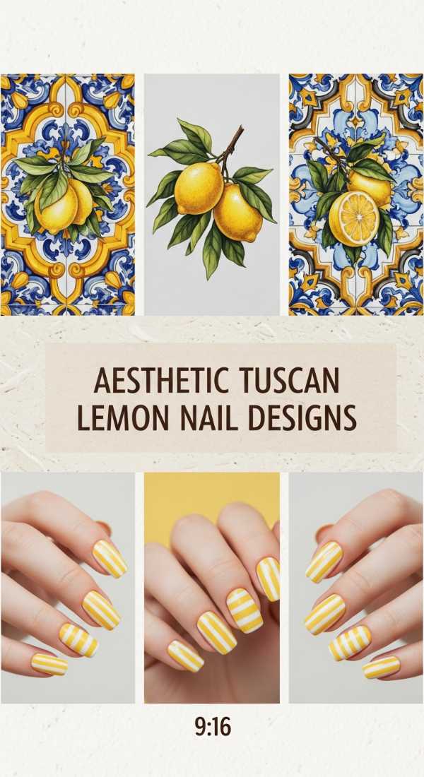 Aesthetic Tuscan Lemon Nail Designs 69ef3c5e87c54