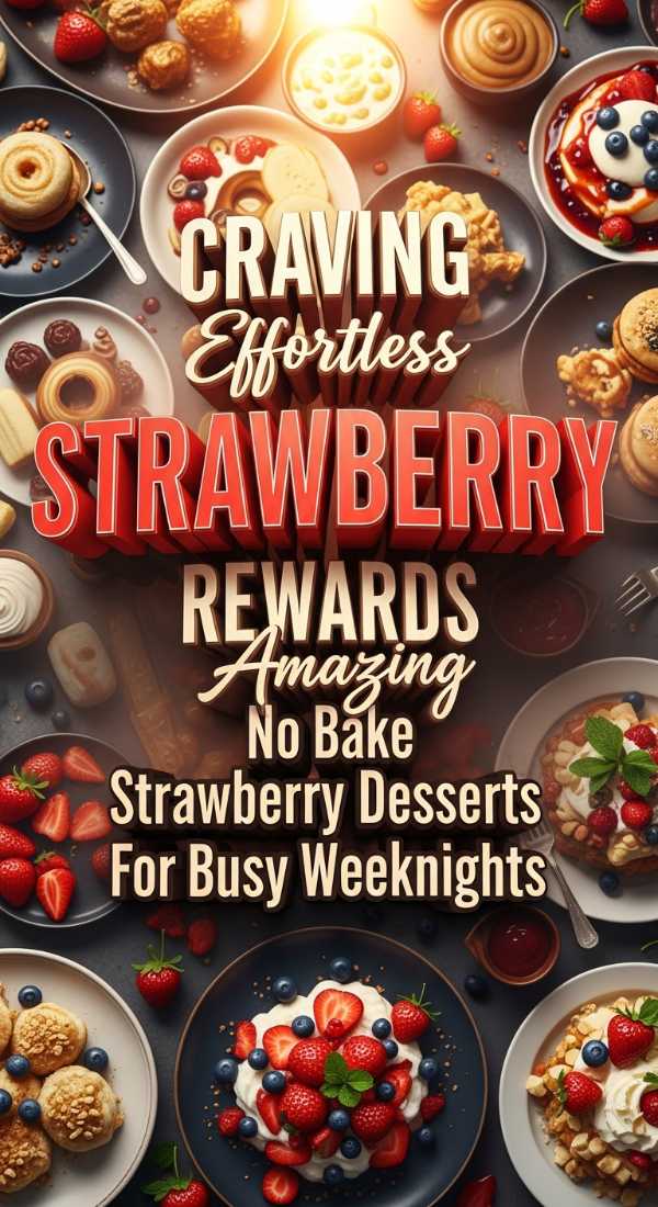 Amazing No Bake Strawberry Desserts 69ee42093bb09