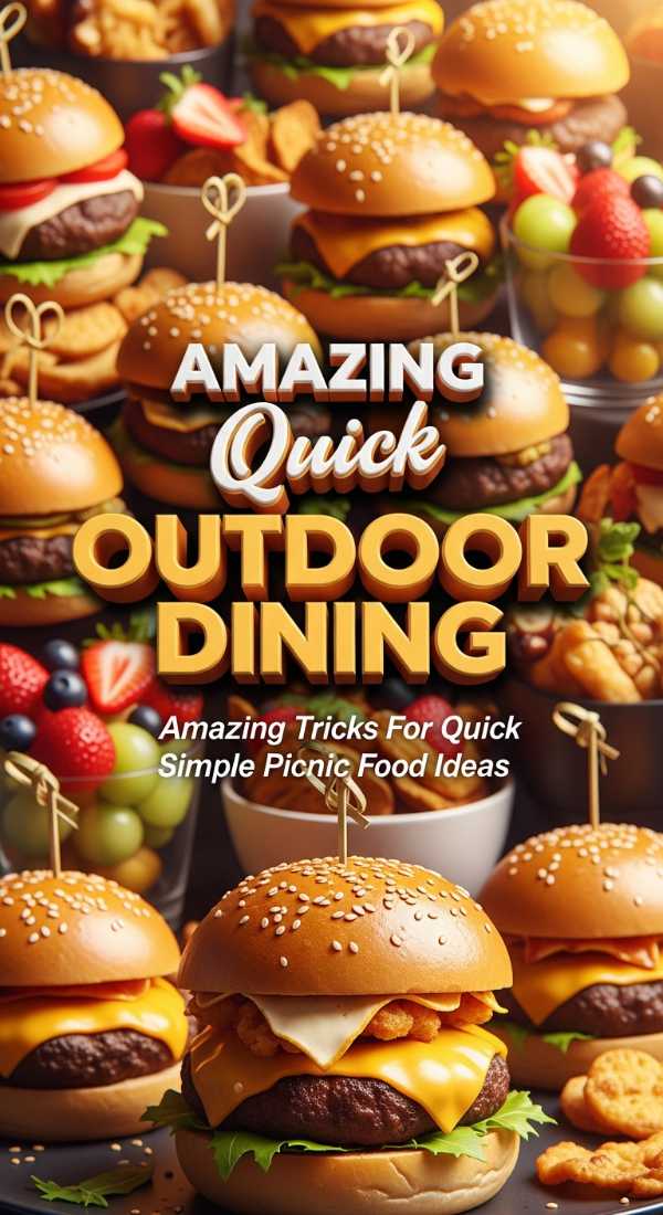 Amazing Tricks For Quick Simple Picnic Food Ideas 69ec95144ddae