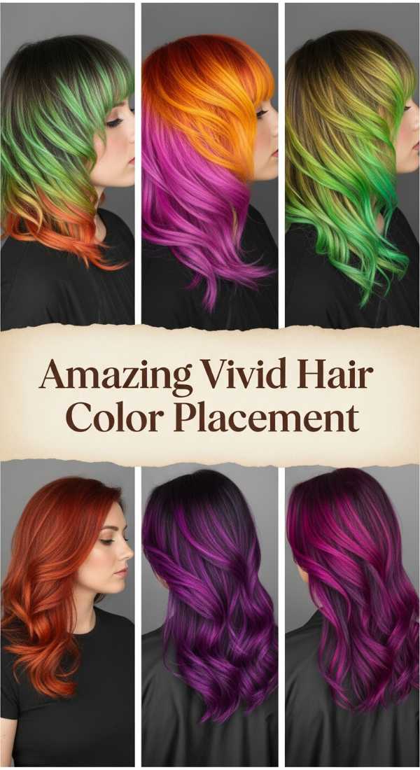 Amazing Vivid Hair Color Placement