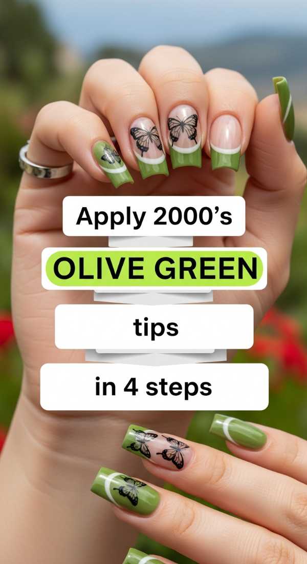 Apply 2000s Olive Green Tips In 4 Steps 69ea02a6b492c