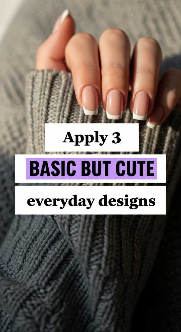 Apply 3 Basic But Cute Everyday Designs 69e78021d3c85