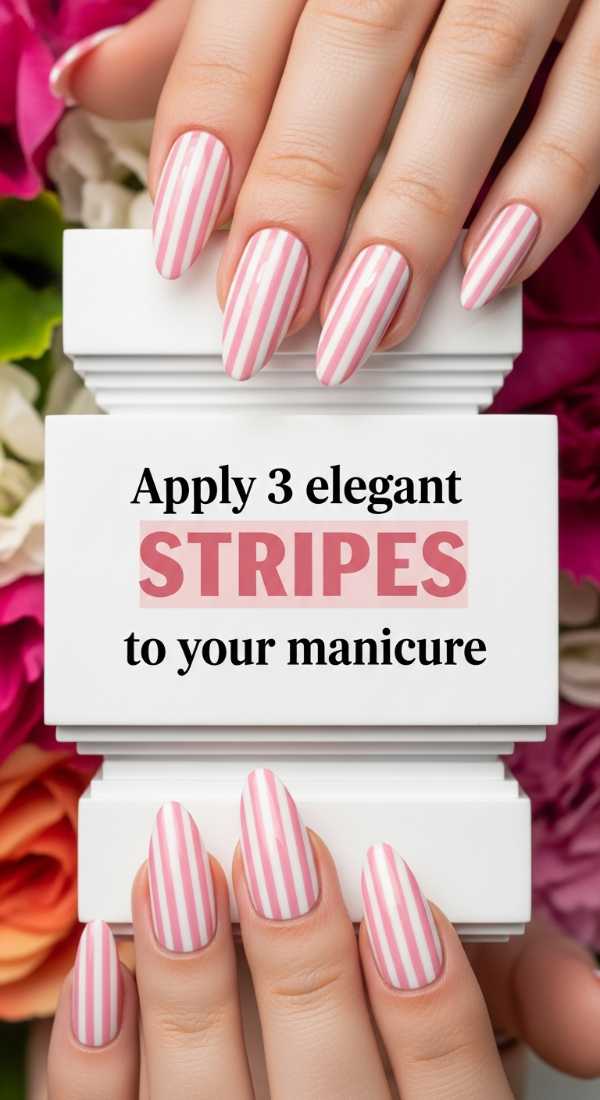 Apply 3 Elegant Stripes To Your Manicure 69ed0bd50f01e