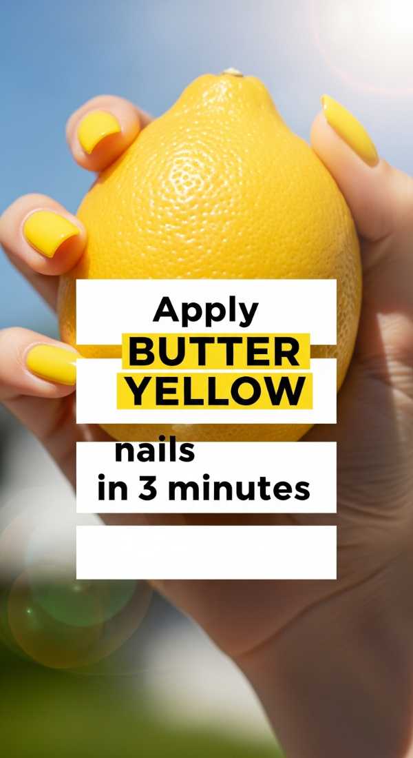 Apply Butter Yellow Nails In 3 Minutes 69e3c1d03d91b