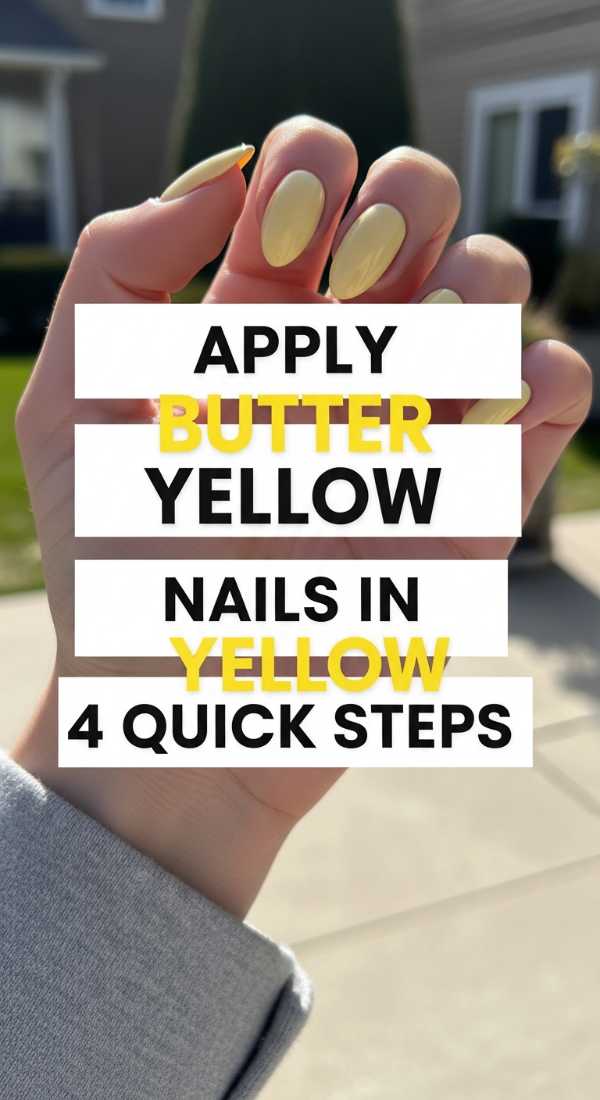 Apply Butter Yellow Nails In 4 Quick Steps 69ed0bb41e62b