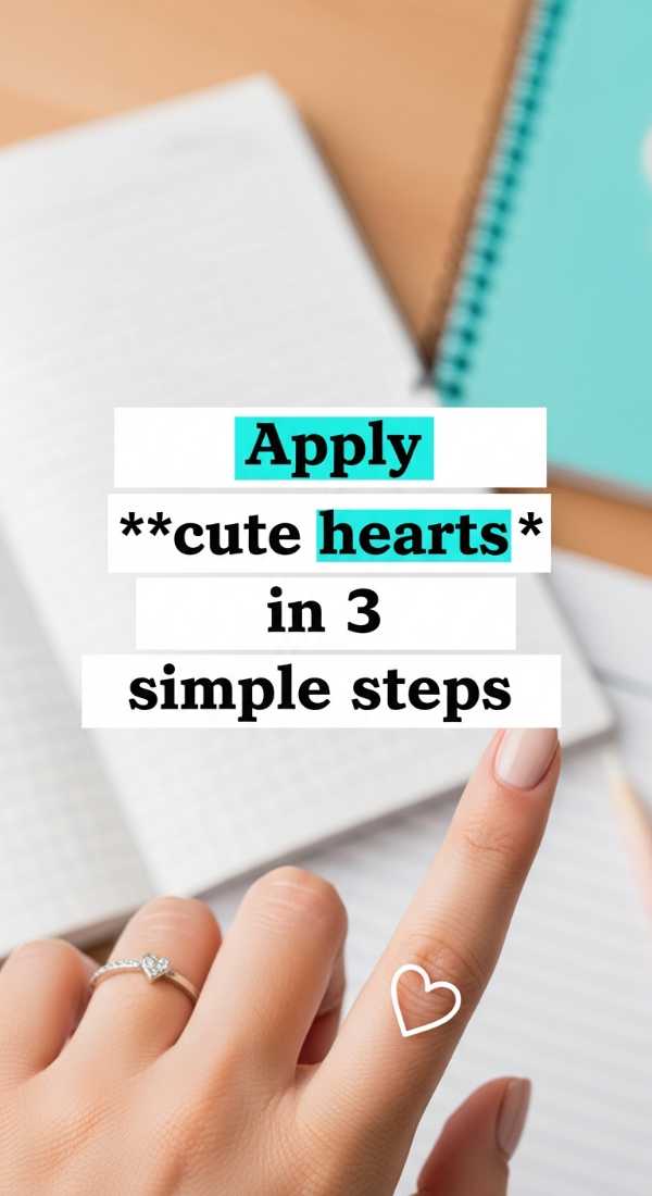 Apply Cute Hearts In 3 Simple Steps 69e525141192d