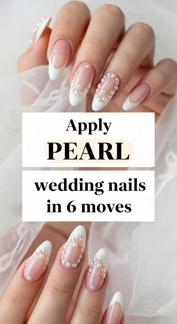 Apply Pearl Wedding Nails In 6 Moves 69ef95560ce4c