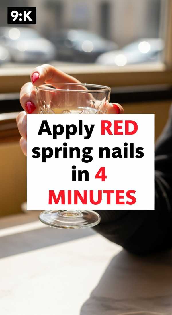 Apply Red Spring Nails In 4 Minutes 69e3c06c143d6