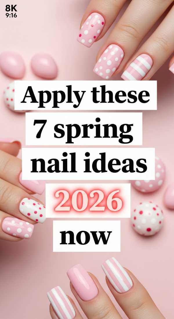 Apply These 7 Spring Nail Ideas 2026 Now 69ea69a4913d6