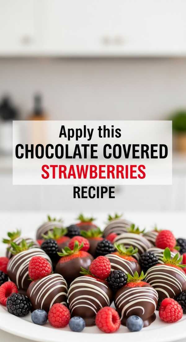 Apply This Chocolate Covered Strawberries Recipe In 3 Steps 69e4702613d2c