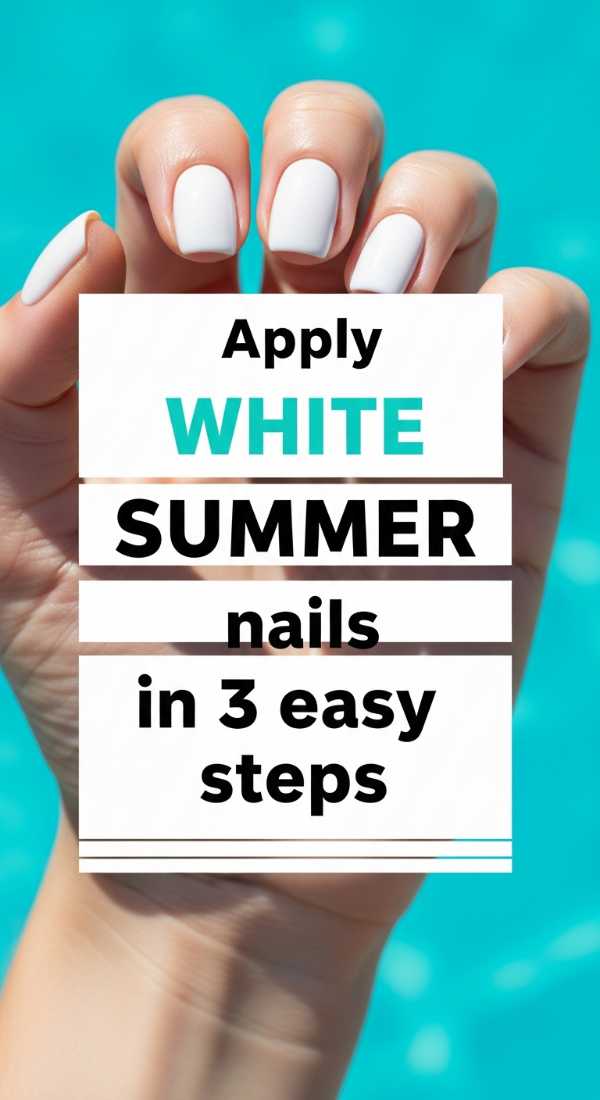 Apply White Summer Nails In 3 Easy Steps 69e7599f733b8