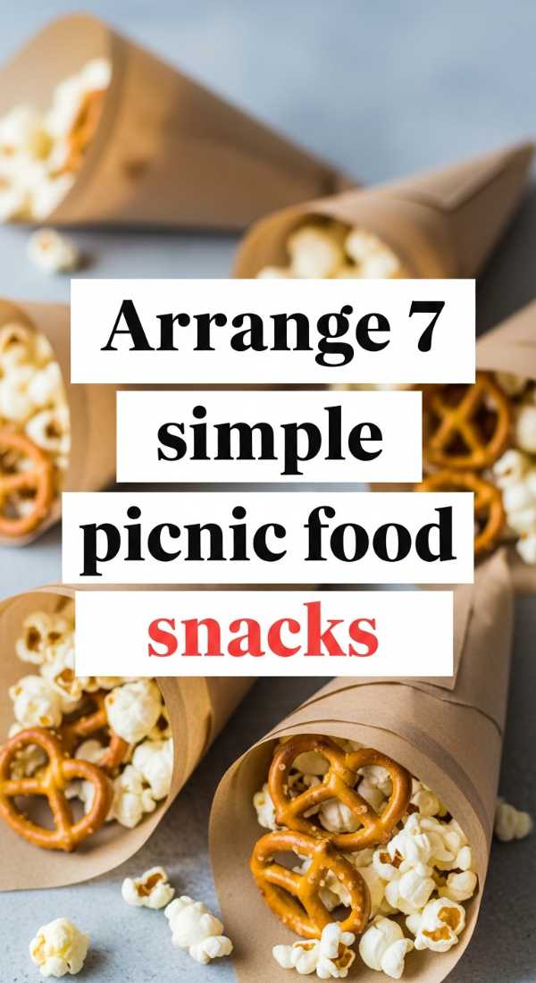 Arrange 7 Simple Picnic Food Snacks 69e8557fa07b9