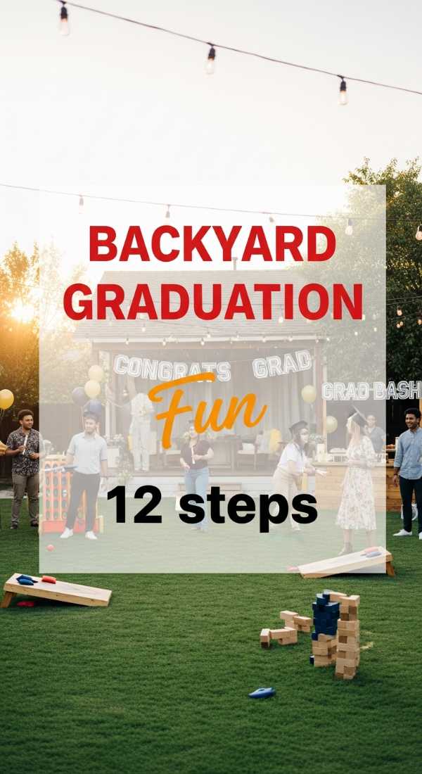 Arrange A Backyard Graduation Party In 12 Fun Steps 69efa7b753bad