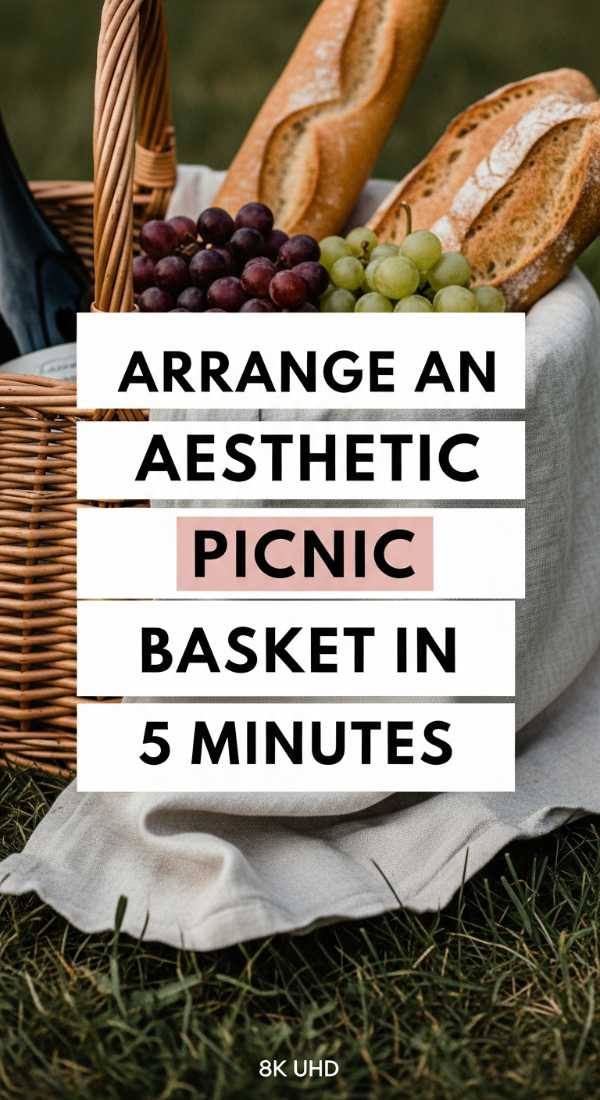 Arrange An Aesthetic Picnic Basket In 5 Minutes 69e5d86078c92