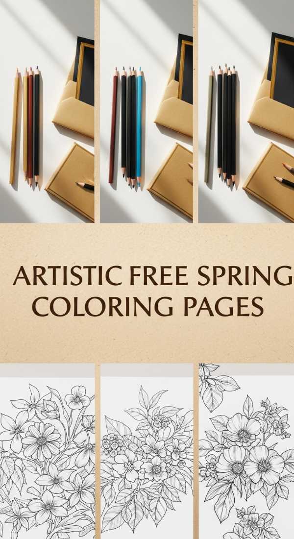 Artistic Free Spring Coloring Pages 69df43df611af