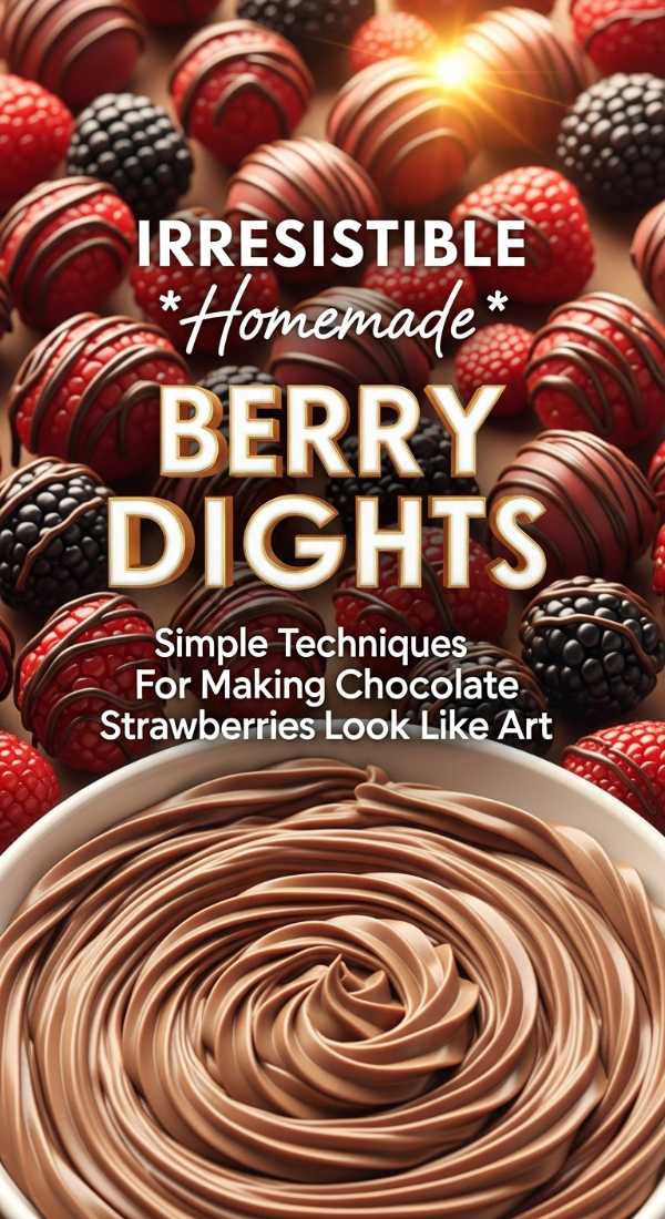 Artistic Homemade Chocolate Berries 69ec8d5aa9969