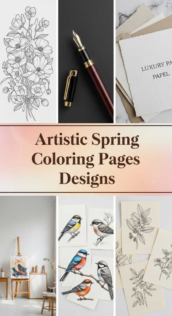 Artistic Spring Coloring Pages Designs 69df43dd6a8db