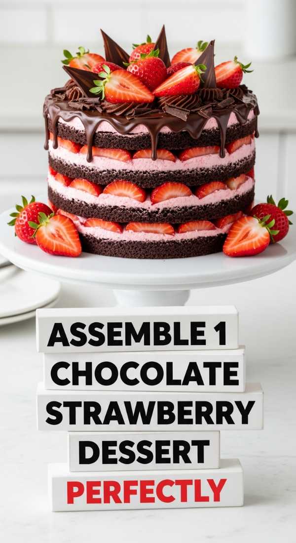 Assemble 1 Chocolate Strawberry Dessert Perfectly 69e70c07a66c3