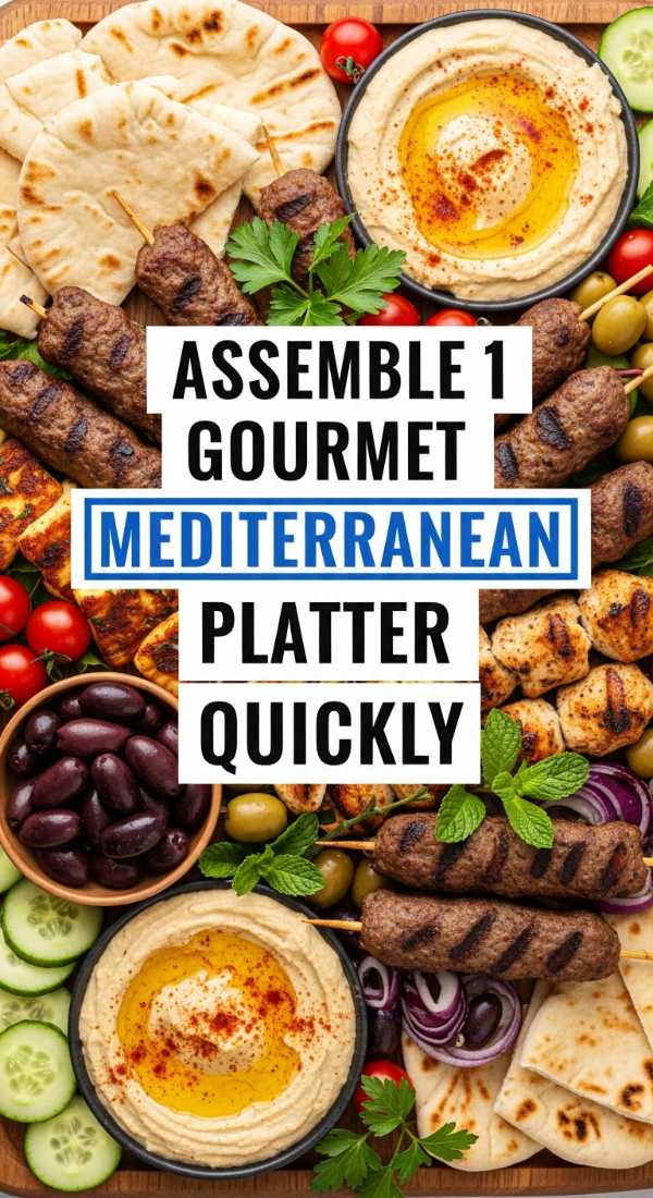Assemble 1 Gourmet Mediterranean Platter Quickly 69edfa8f1b714