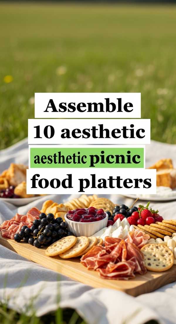 Assemble 10 Aesthetic Picnic Food Platters 69e8557de3957