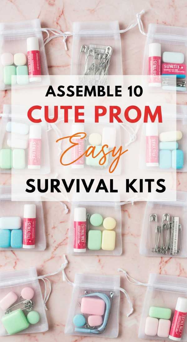 Assemble 10 Cute Prom Survival Kits For Your Guests 69f0ccdb68b2b
