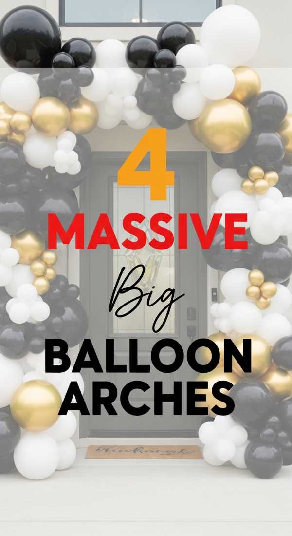 Assemble 4 Massive Graduation Balloon Arches At Home 69efa7aaedd41