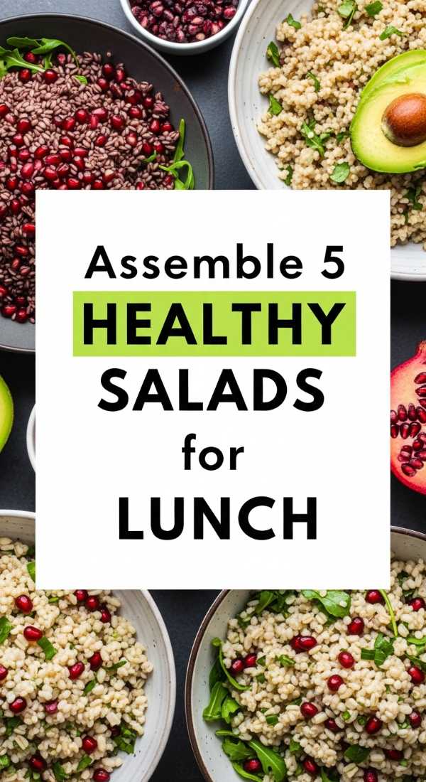 Assemble 5 Healthy Salads For Lunch 69e47033063a4