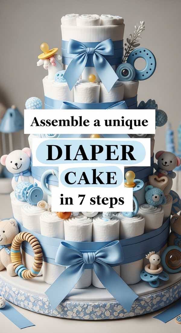 Assemble A Unique Diaper Cake In 7 Steps 69f05ab32d03f