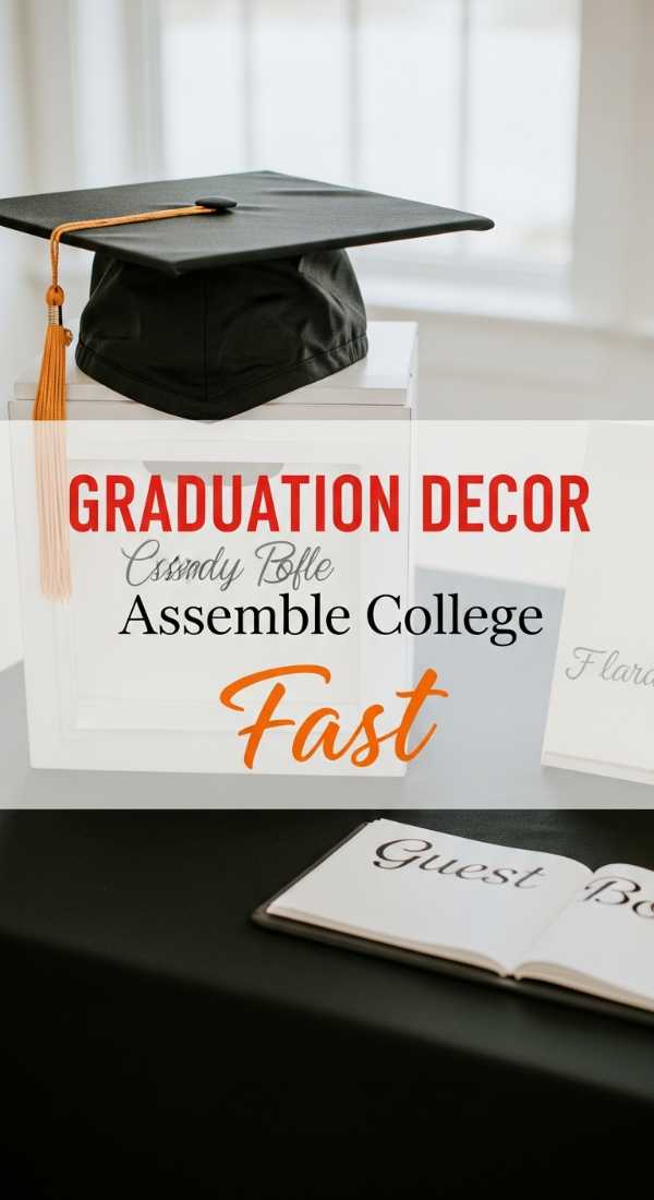 Assemble College Graduation Decorations In 10 Minutes 69eb9984a7e9a