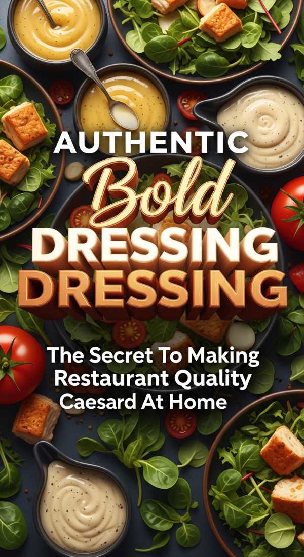 Authentic Bold Homemade Caesar Salad Dressing Secret 69edb90b612bc