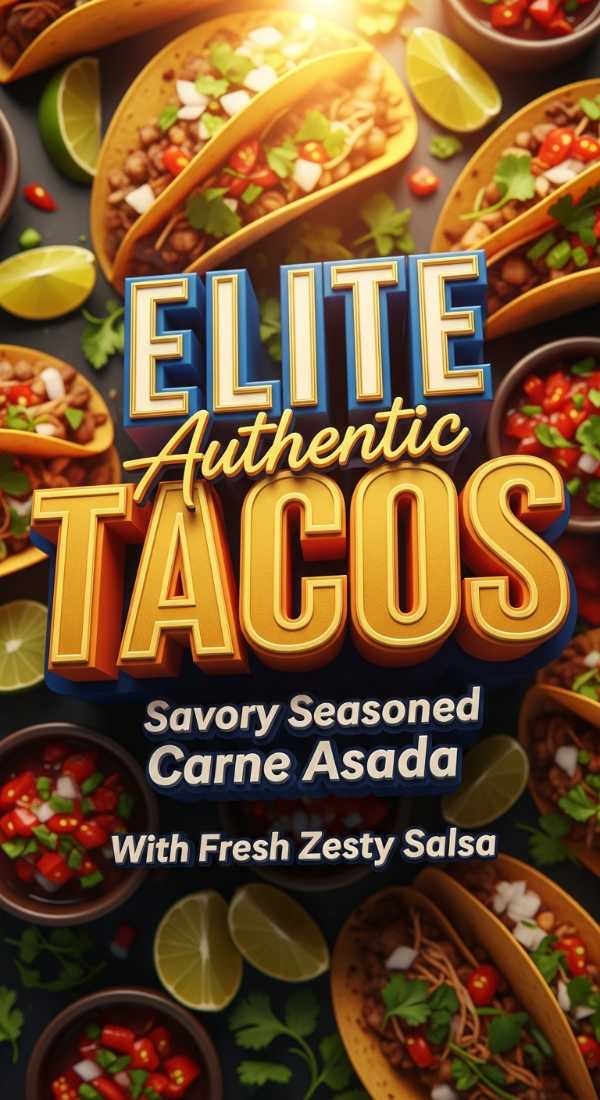 Authentic Carne Asada Street Tacos With Fresh Salsa 69ec94f9ca924