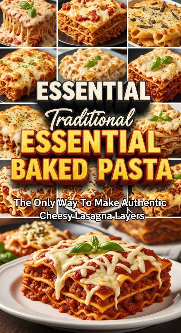 Authentic Cheesy Lasagna Layers 69e4a6f59743d
