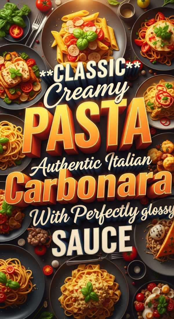 Authentic Glossy Sauce Pasta Carbonara 69e363b58fa84
