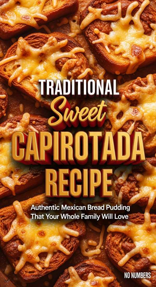 Authentic Mexican Capirotada Bread Pudding