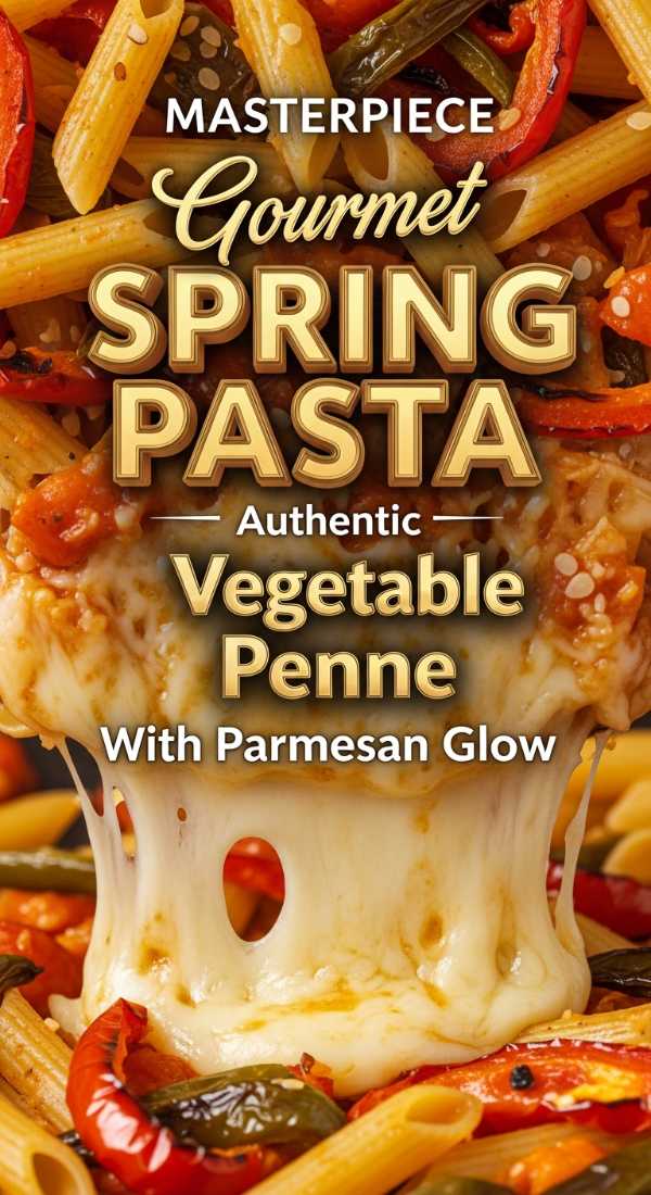 Authentic Roasted Vegetable Penne With Parmesan Glow 69dde7bf30494