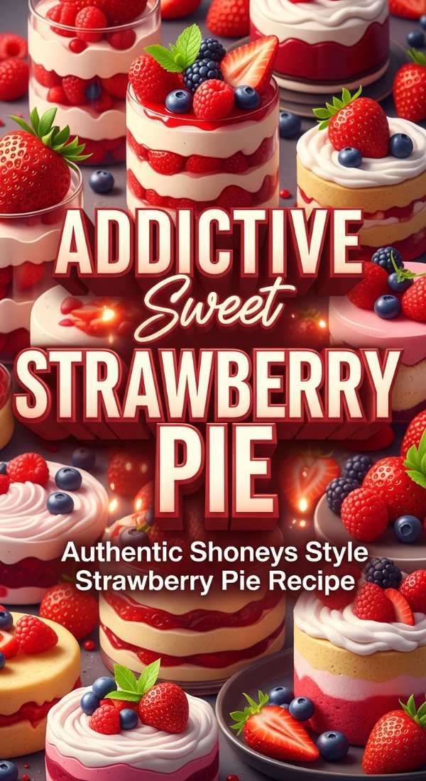 Authentic Shoneys Style Strawberry Pie 69eefff7b0f06