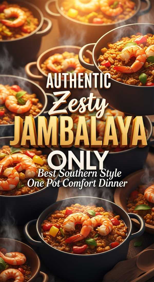 Authentic Spicy Cajun Jambalaya Recipe