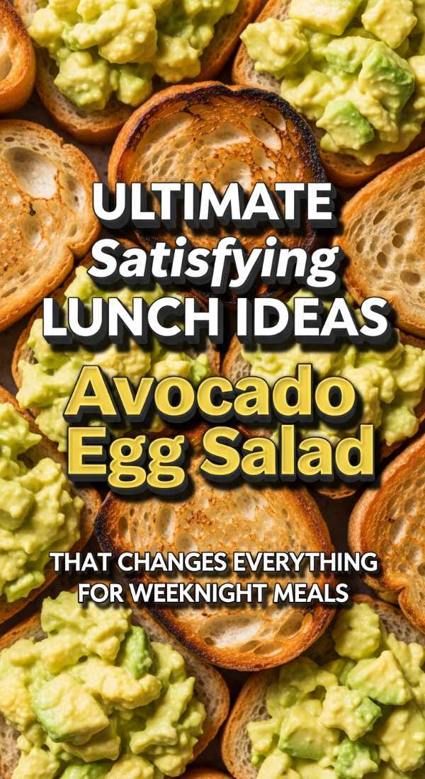 Avocado Egg Salad That Changes Everything For Weeknight Meals 69dde746d43b0